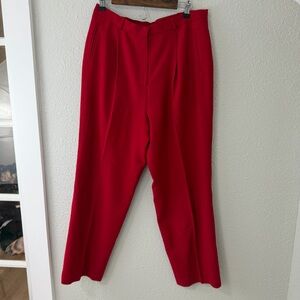 Lauren Ralph Lauren vintage red wool trouser pants size 14